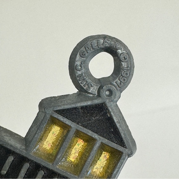 Vtg Thomas Point Maryland MD Suncatcher Retro Metal w Plastic Resin Souvenir - Picture 9 of 9